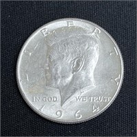 1964 Kennedy Silver Half Dollar