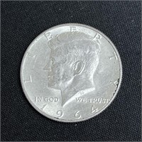 1964 Kennedy Silver Half Dollar