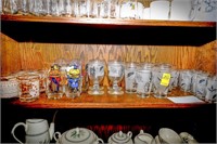 Large Amount of Libbey Silver Foliage Glasses of