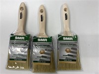 3 New BMR 4" Stain Brushes