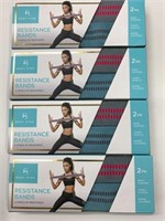 4x 2-Pks New Body Hype Resistance Bands