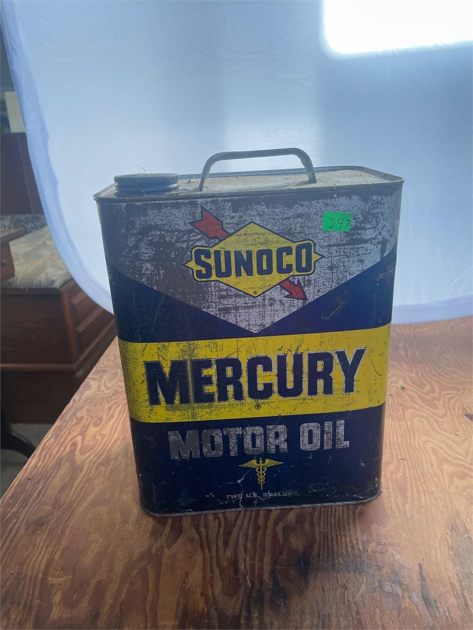 Sunoco Vintage 2 Gallon Oil Can