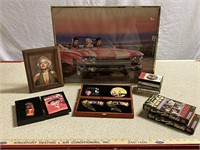 Collection of Elvis and Marilyn Monroe