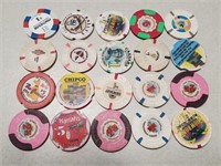 21 Atlantic City Casino Chips