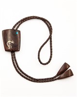 Larry Favorite Ironwood Kokopelli Bolo Tie