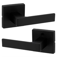$40  Singapore Matte Black Door Lever with Microba
