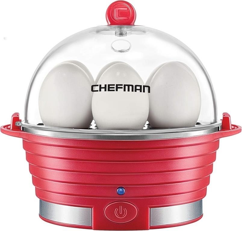 (U) Chefman Electric Egg Cooker Boiler, Rapid Poac