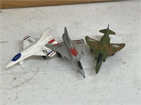 3 Tootsie Toy jets