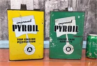 Improved Pyroil tins