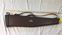 Leather Gun Case w/ cleaning rods