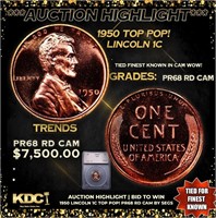 Proof ***Auction Highlight*** 1950 Lincoln Cent TO