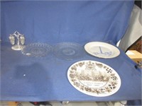 vintage dish lot .