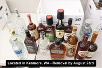 LOT, (16) BOTTLES OF ASSORTED LIQUOR