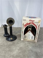 Vintage Candlestick phone and Regency light up