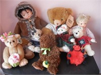 Assorted Dolls & Stuffed Toys Tallest 20"