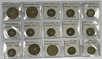 Lot of 15 Vintage NY Transportation Tokens