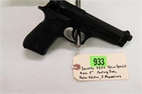 Beretta 92Fs Police Special 9mm Pistol, 5”
