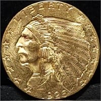 1913 $2.50 Indian Gold Quarter Eagle High Grade