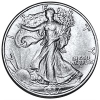 1936-D Walking Liberty Half Dollar UNCIRCULATED