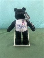 Dale Earnhardt God bless America stuffed bear