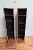 Pair Of Storage Towers / Shelves 45" Tall