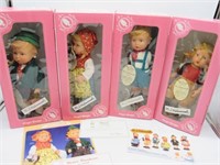 4 HUMMEL DOLLS: