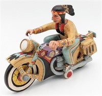 Robert Shields Native American On Motorcycle