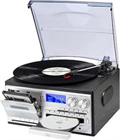 9 In 1 Record Player With External Speakers,