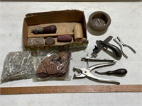 Leather Tools- Wood Mallet, Sargent Punch,