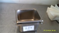 Lot of 2 Stainless Food Containers