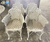 Cast Metal Outdoor Patio Chairs