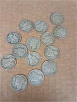 14 mercury dimes