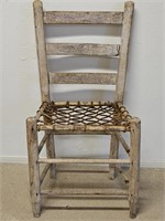 Antique Rustic Primitive Rope Chair