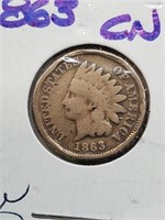 1963 Bronze Indian Head Penny