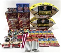 (2) Ring Master Shell, Oversize Fireworks, Snakes