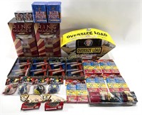 (2) Ring Master Shell Fireworks, Snakes, Chasers,