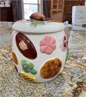 Vintage 1950s Japan “Cookies All Over” Cookie Jar