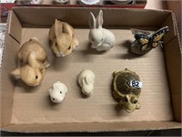 BUNNIES, TURTLE AND BUTTERFLY