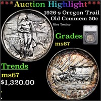 *Highlight* 1926-s Oregon Trail Old Commem 50c Gra