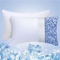 WF1002  OSBED Cooling Memory Foam Pillows Set, 20"