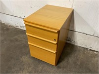 Small Wood Filing Cabinet