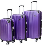 ($249) Archibolt 3-Piece Luggage Set Rolling wheel