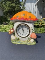 Mid century mushroom clock