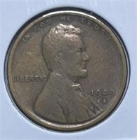 1909S VDB Lincoln Cent  F/VF