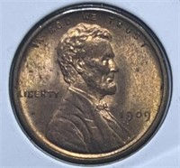 1909 VDB Lincoln Cent  MS