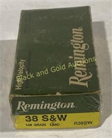 38 S&W 149 Gr Remington 50 Rounds