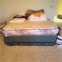 KING SIZE BED & BEDDING