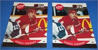 2 Sergei Fedorov rookie cards