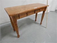 Sofa table with 2 drawer storage; approx. 42" W x