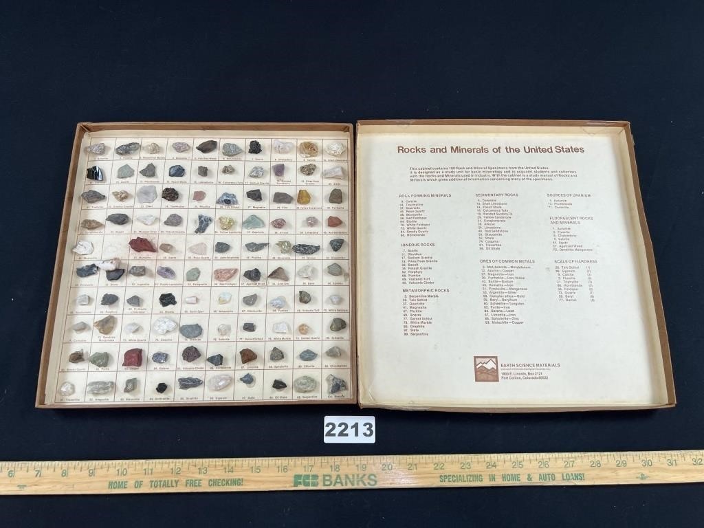 Vintage Rocks & Minerals of the US Set